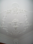 DR ceiling   Close up of corner — Some Interior Photo's of Our Home (Elegant Lady B&B Nichols NY) 