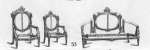 Prince of Wales Hamburger — J.W. Hamburger 3 Pc Parlor Set