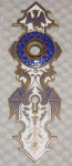 corbin enamel plate 2 — Brass/Bronze Victorian hardware