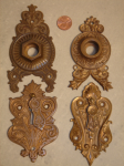 mccc triangles & keyholes — Brass/Bronze Victorian hardware