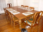 tab2 — Antique American Oak 48 inch Dining Table with 6 Leaves Gloversville NY $1500 