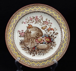 polychrome transfer plate — Help with aesthetic transferware pattern